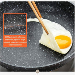 Stainless Steel Frying Pan with Soft Touch Handle