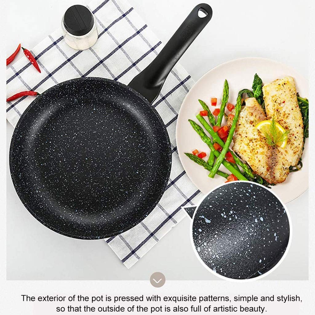 Stainless Steel Frying Pan with Soft Touch Handle