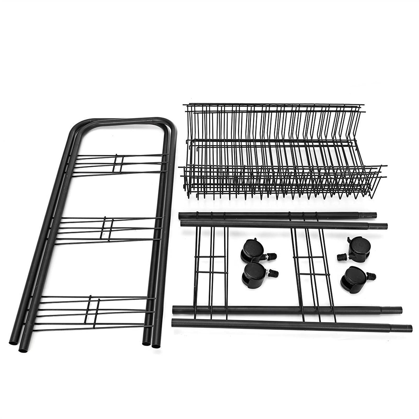 Multi-Tier Rolling Storage Rack with Wheels