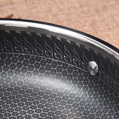 304 Stainless Steel Non-Stick Frying Pan