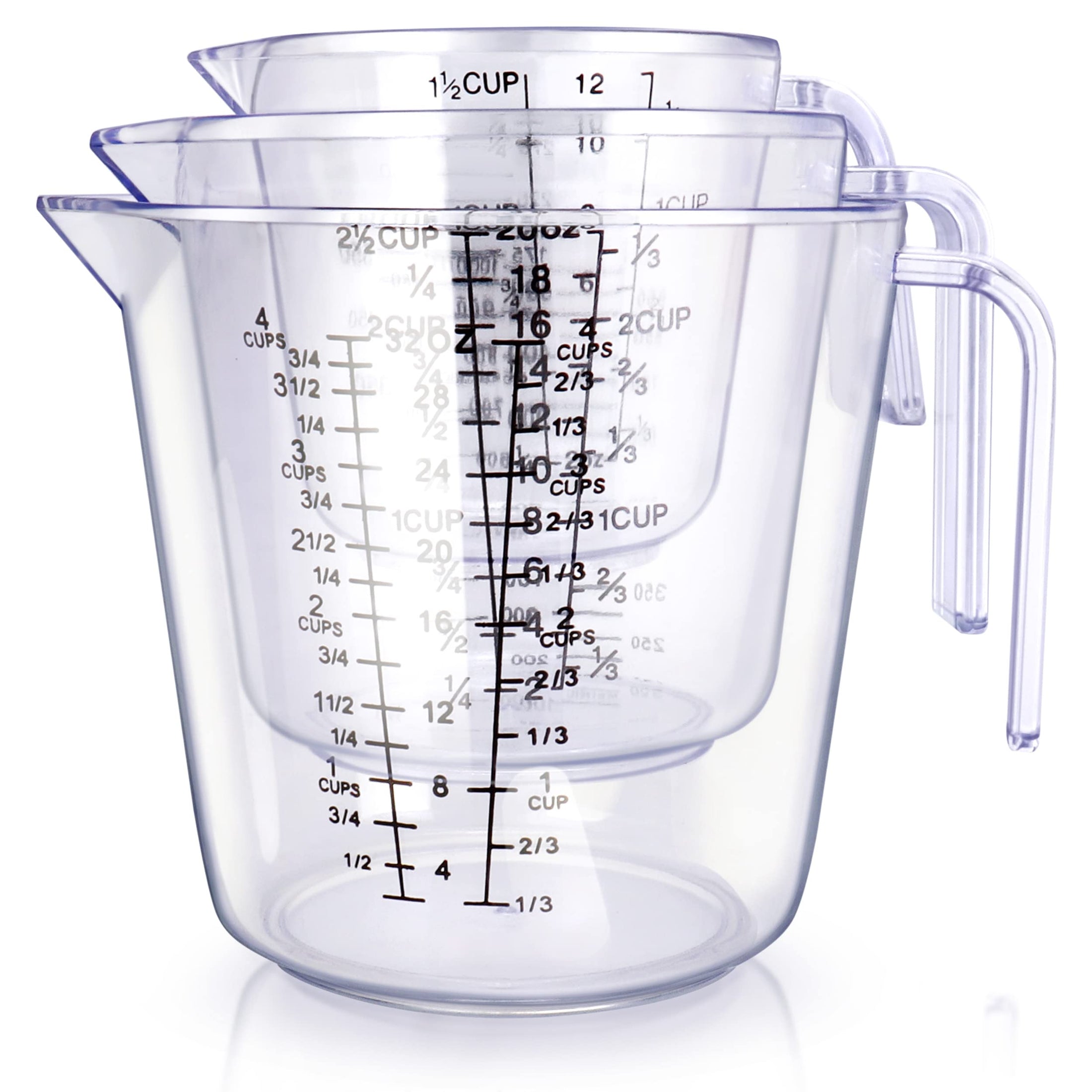 3-Piece Liquid Measuring Cup Set