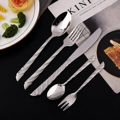 30-Piece Stainless Steel Flatware Set for 6