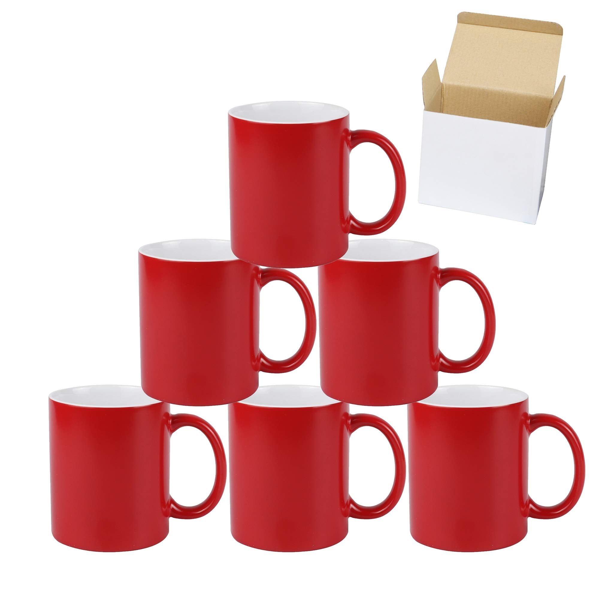 HomeVss 11oz White Ceramic Sublimation Coffee Mug