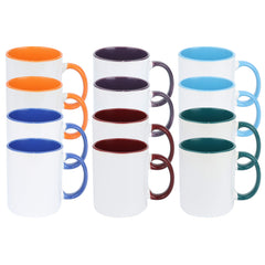 HomeVss 11oz White Ceramic Sublimation Coffee Mug