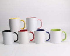 HomeVss 11oz White Ceramic Sublimation Coffee Mug