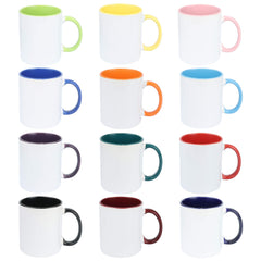 HomeVss 11oz White Ceramic Sublimation Coffee Mug