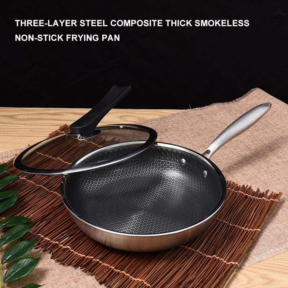 304 Stainless Steel Non-Stick Frying Pan