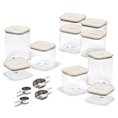 Glass Airtight Food Storage Container Set with Lids