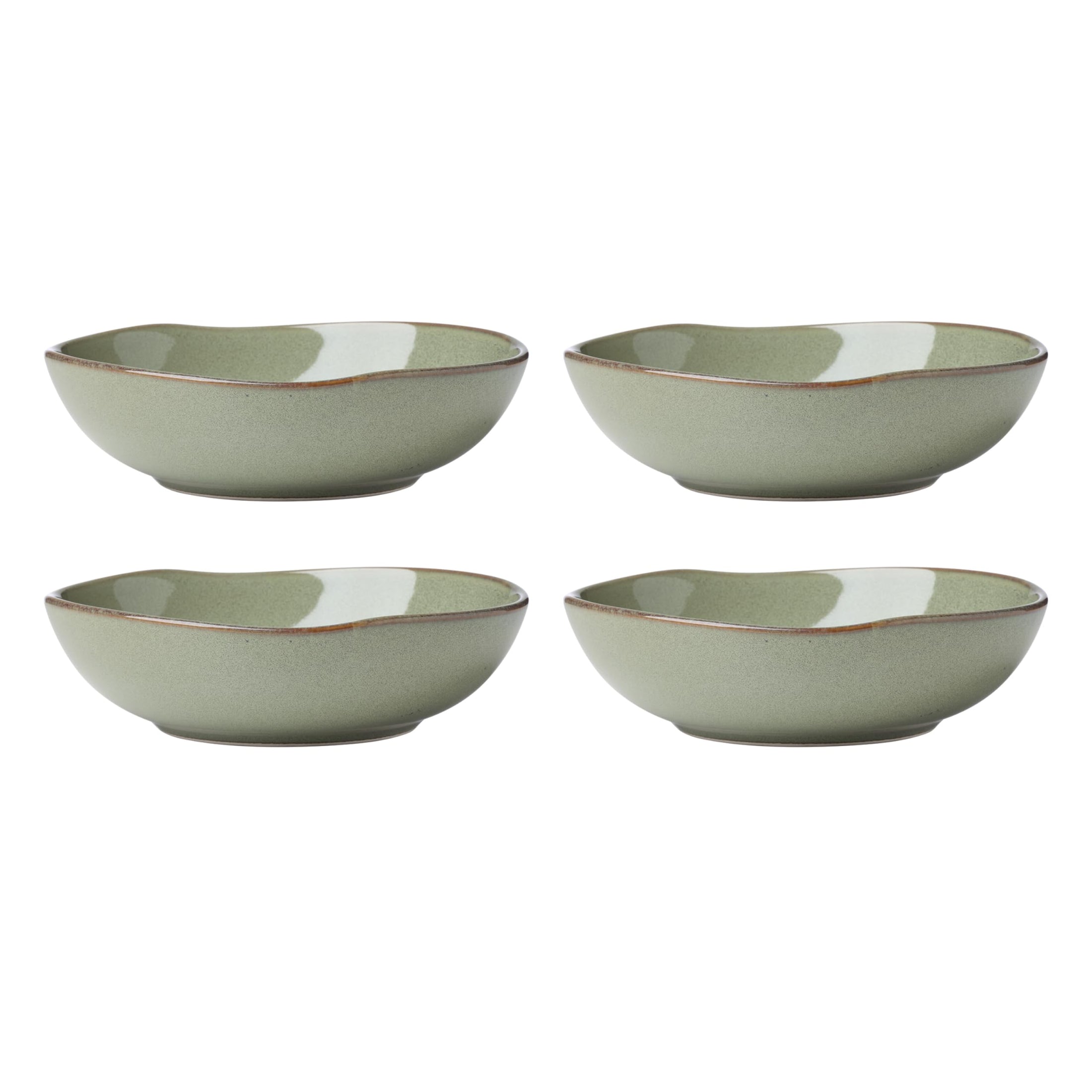 Oneida 899208 Organic Shades Oatmeal 18-Piece Dinnerware Set, Service For 6