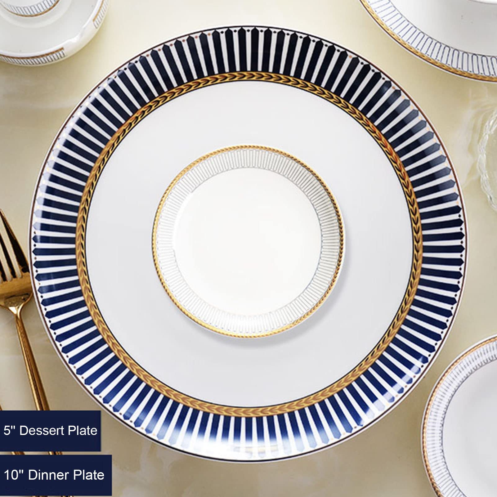 28-Piece Porcelain Dinnerware Set for 6