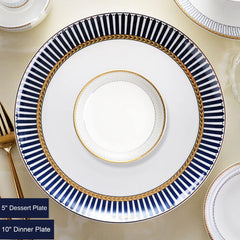 28-Piece Porcelain Dinnerware Set for 6