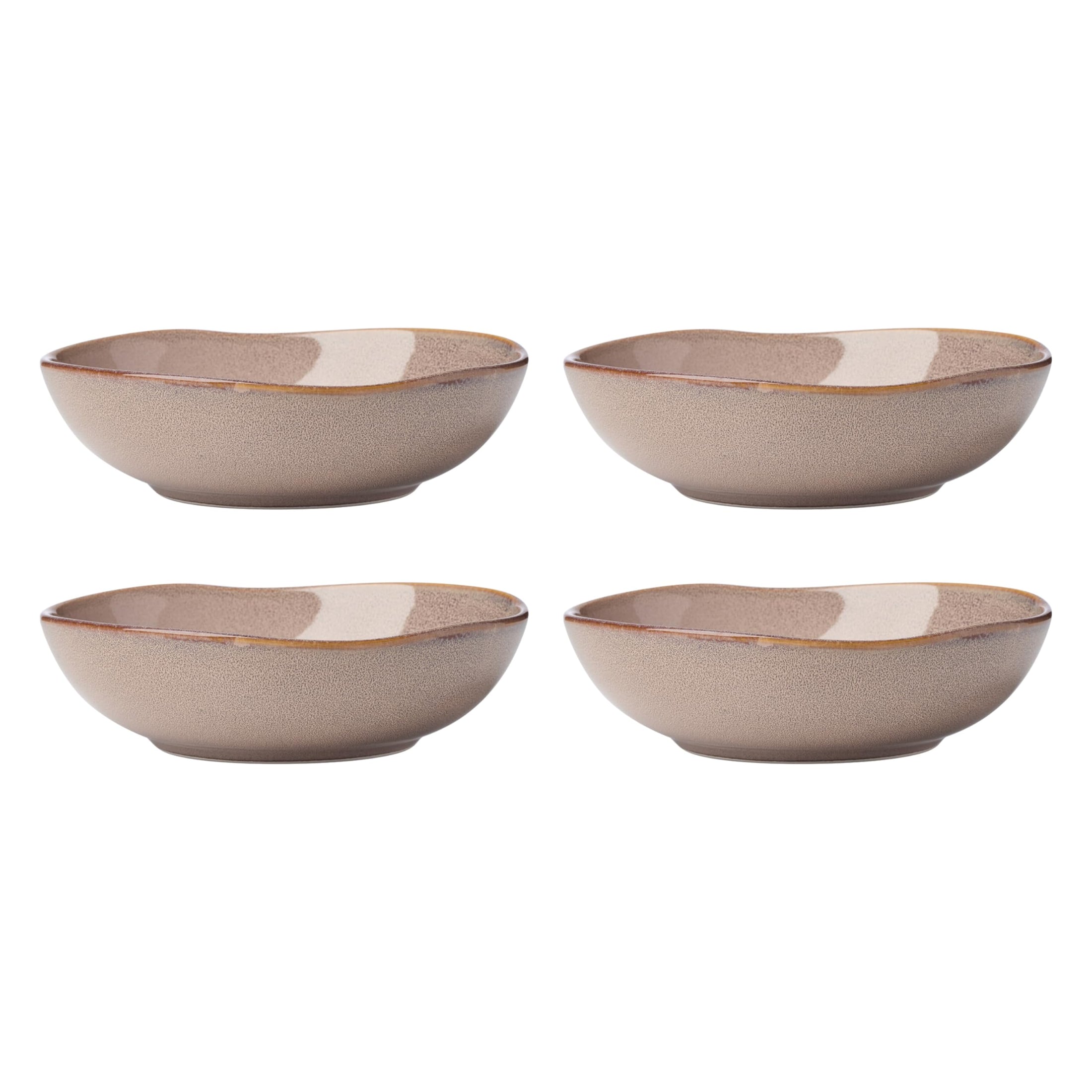 Oneida 899208 Organic Shades Oatmeal 18-Piece Dinnerware Set, Service For 6