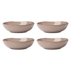 Oneida 899208 Organic Shades Oatmeal 18-Piece Dinnerware Set, Service For 6
