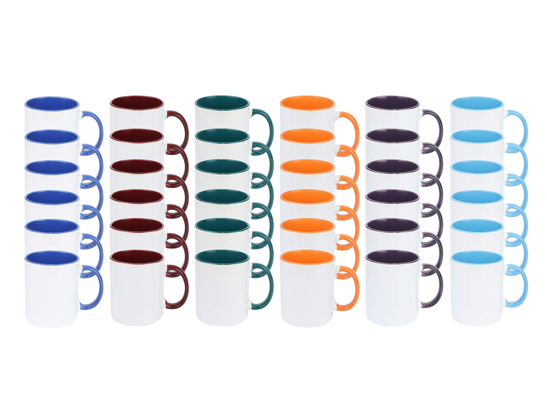HomeVss 11oz White Ceramic Sublimation Coffee Mug