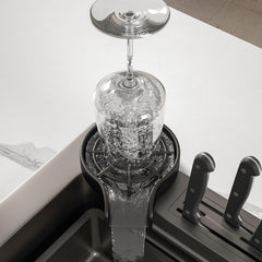 Multifunctional Kitchen Sink Faucet with Waterfall Spout