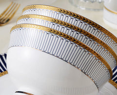 28-Piece Porcelain Dinnerware Set for 6