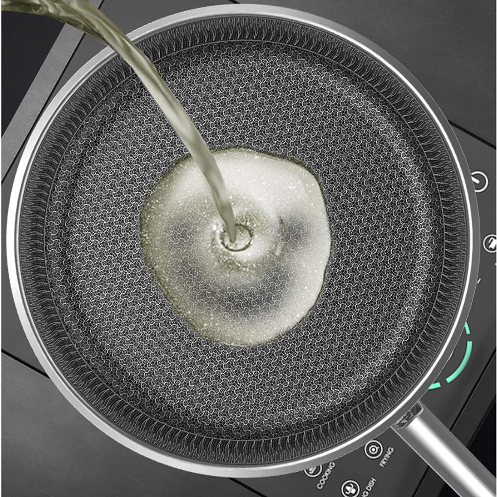 316 Stainless Steel Frying Pan with Lid