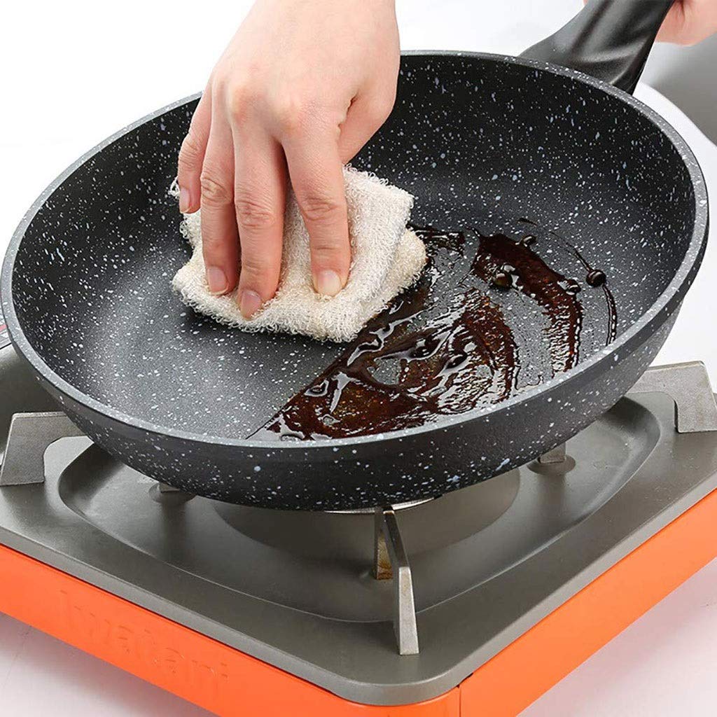 Stainless Steel Frying Pan with Soft Touch Handle