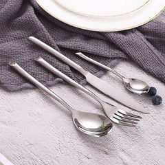 84-Piece Stainless Steel Flatware Set for 12