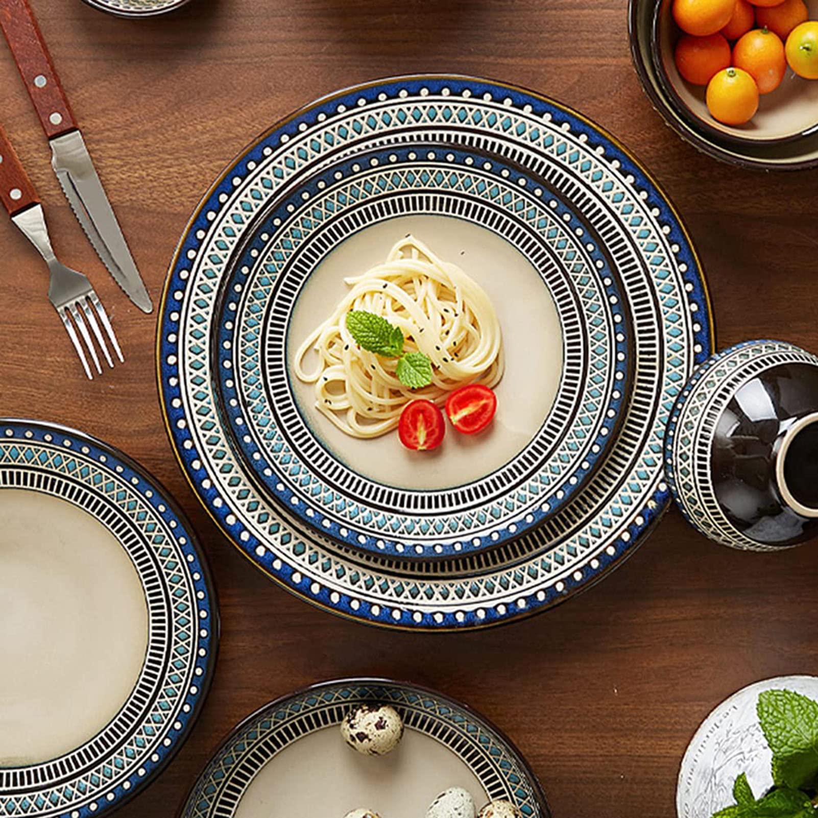 35-Piece Porcelain Dinnerware Set