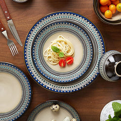 35-Piece Porcelain Dinnerware Set