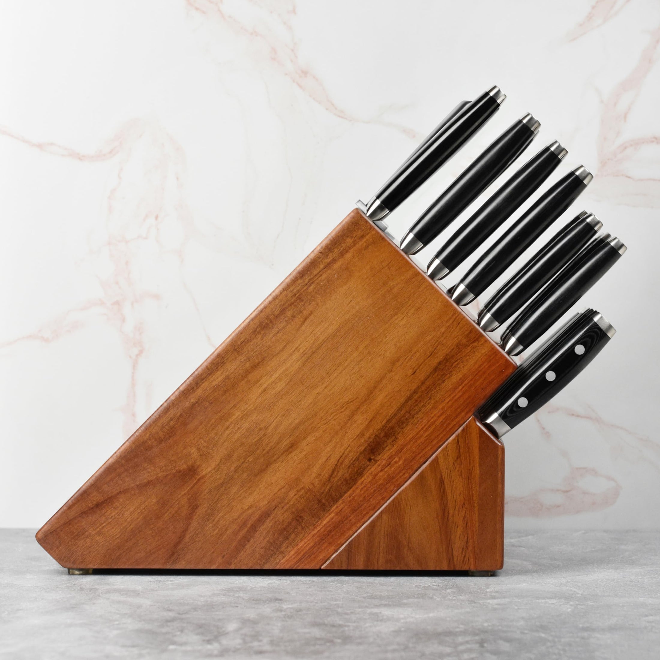 25-Piece Damascus Stainless Steel Knife Block Set