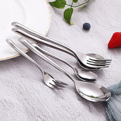 84-Piece Stainless Steel Flatware Set for 12