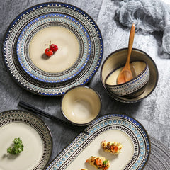 35-Piece Porcelain Dinnerware Set
