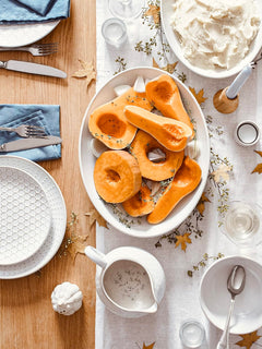 2-Piece Ceramic Oval Serving Bowl Set (11.8 & 13.7 Inch)