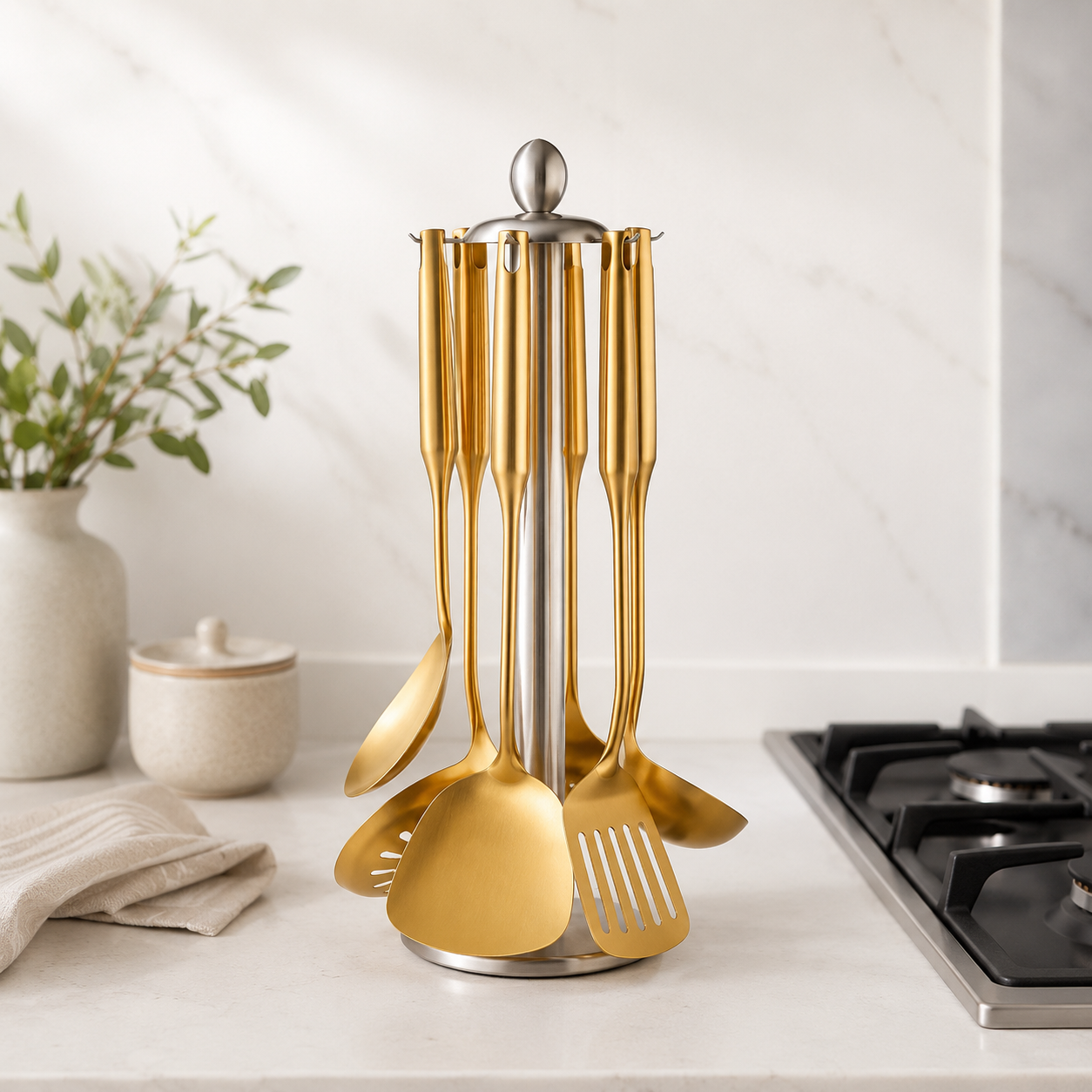 7-Piece Stainless Steel Kitchen Utensil Set